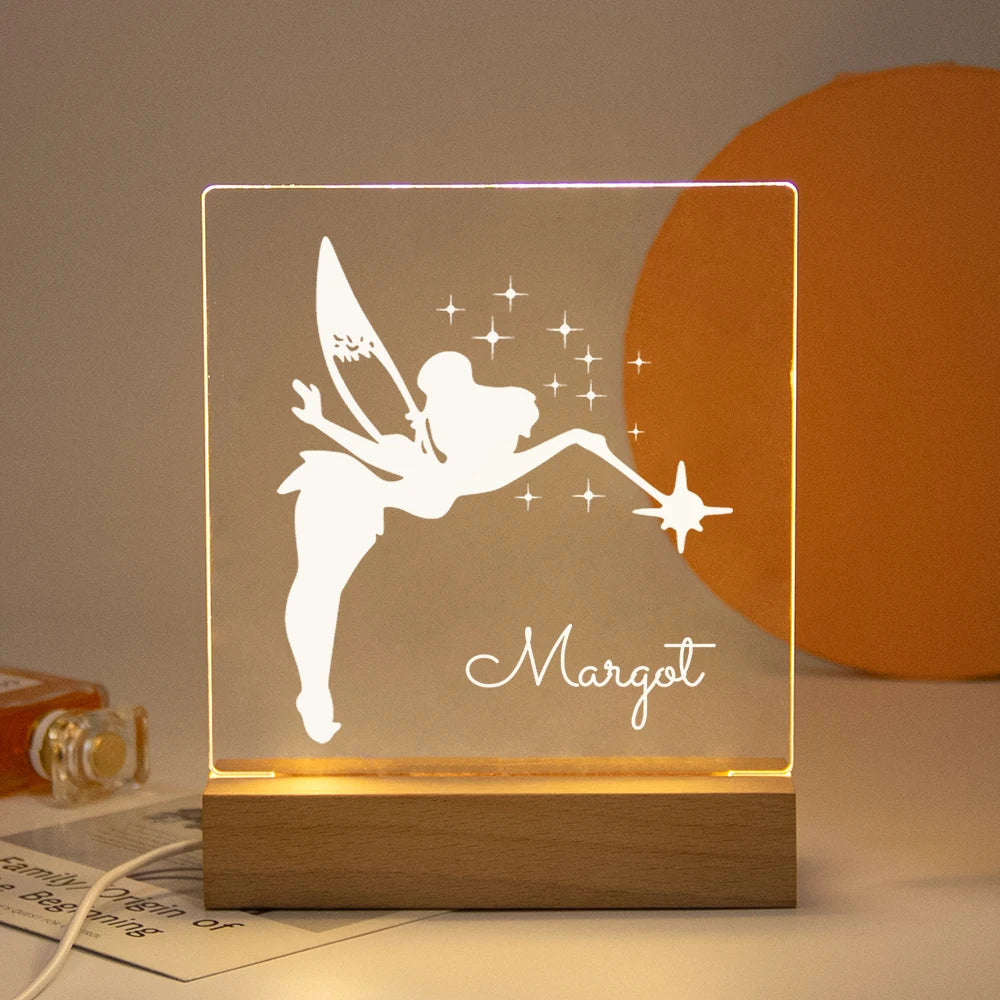Personalisierte Nachtlampe LED USB Geschenk