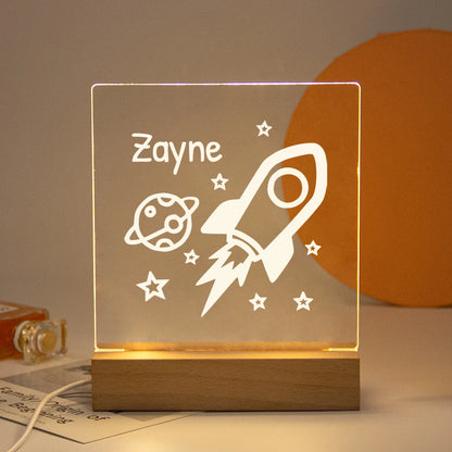 Personalisierte Nachtlampe LED USB Geschenk