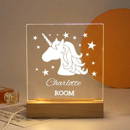 Personalisierte Nachtlampe LED USB Geschenk