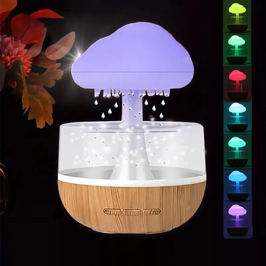Regenwolke Luftbefeuchter Nachtlicht Aromatherapie