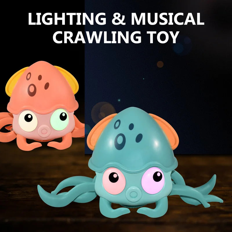 Krabbelspielzeug Musik Krabbe Oktopus Baby
