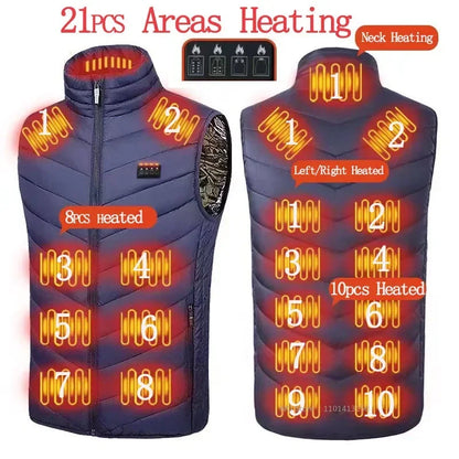 Beheizte Winterjacke für Männer/Frauen