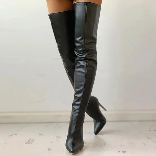 Sexy Stiletto Overknees High Heels Boots