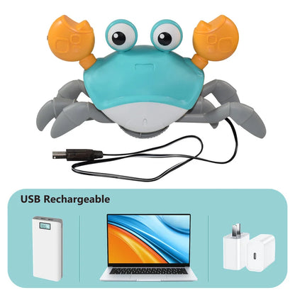 Krabbelspielzeug Musik Krabbe Oktopus Baby
