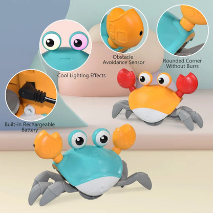 Krabbelspielzeug Musik Krabbe Oktopus Baby