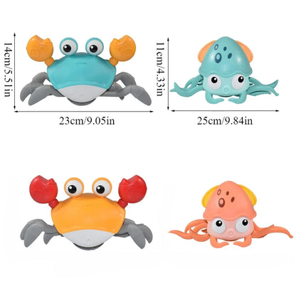 Krabbelspielzeug Musik Krabbe Oktopus Baby