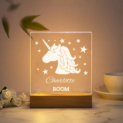 Personalisierte Nachtlampe LED USB Geschenk