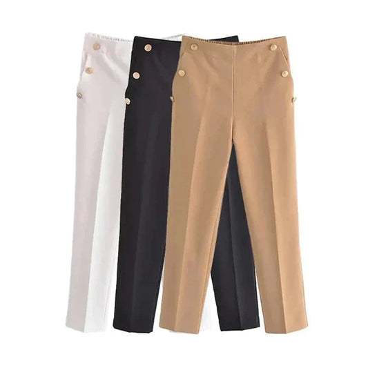 Hochwertige Vintage-Hose Damen